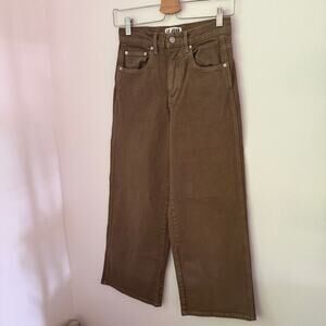 Le Jean Juliette Wide Leg Ankle Sz 25
